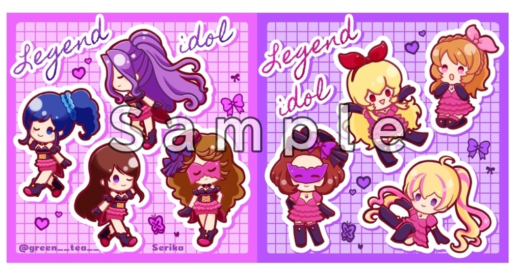 レジェンドアイドルシール