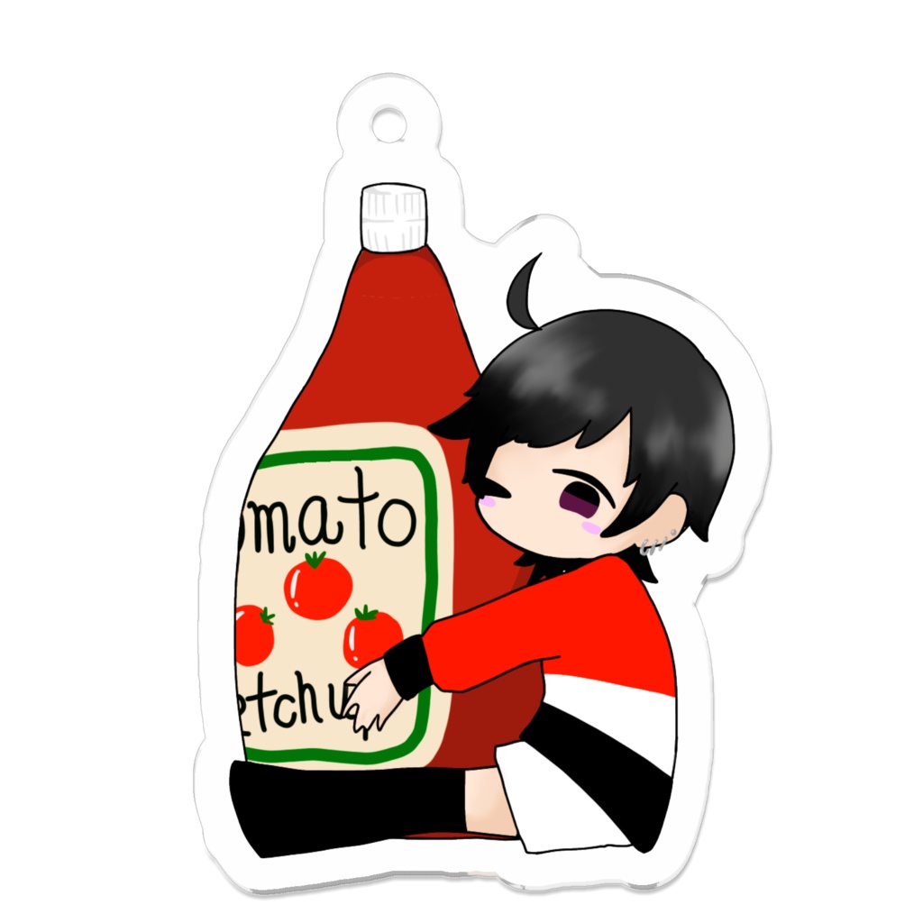 ケチャップといっしょ! ぷちみやアクリルキーホルダー