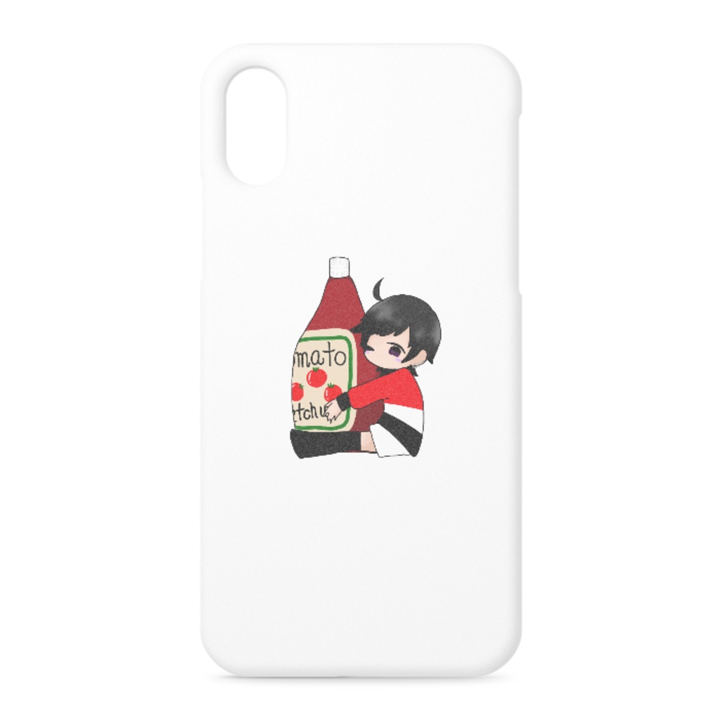 ケチャップといっしょ! ぷちみやiPhoneケース iPhoneXS/X