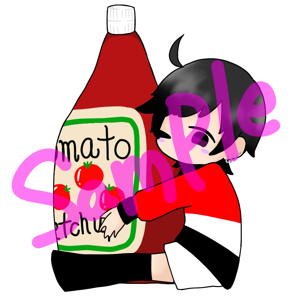 ケチャップといっしょ! ぷちみやメガネクリーナー