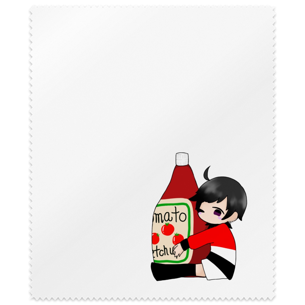 ケチャップといっしょ! ぷちみやメガネクリーナー