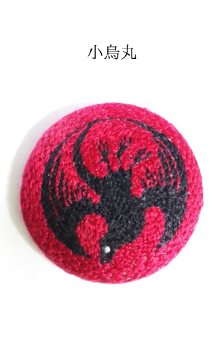 男士刺繍ブローチ(太刀)