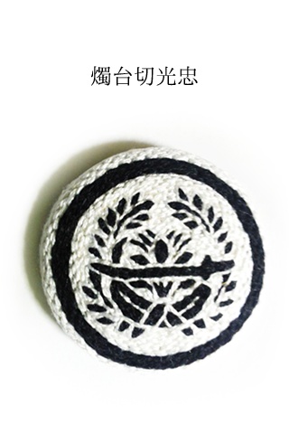 男士刺繍ブローチ(太刀)