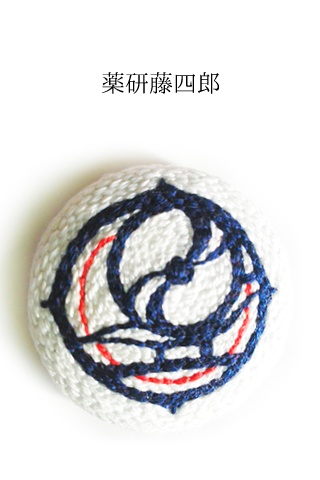 男士刺繍ブローチ(大太刀・脇差・短刀・剣)