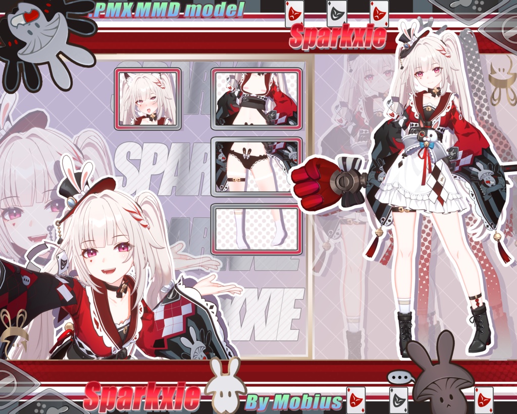 Sparkxie【3Dモデル配布】