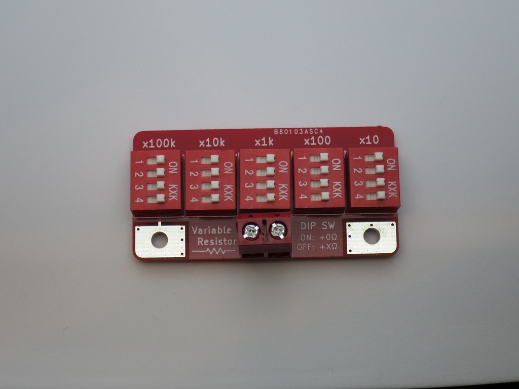 プログラマブル抵抗器(DIPスイッチ Ver)
