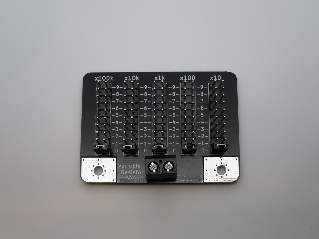 プログラマブル抵抗器(ジャンパピン Ver)