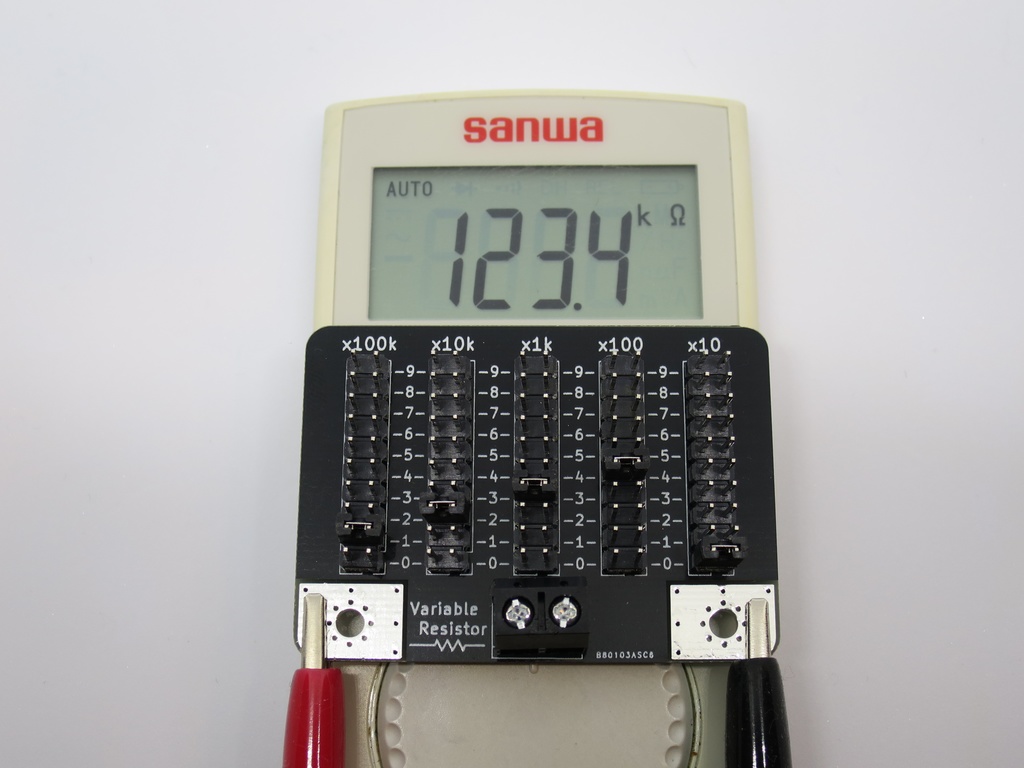 プログラマブル抵抗器(ジャンパピン Ver)