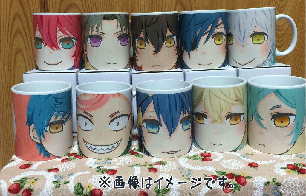 どで顔マグカップ