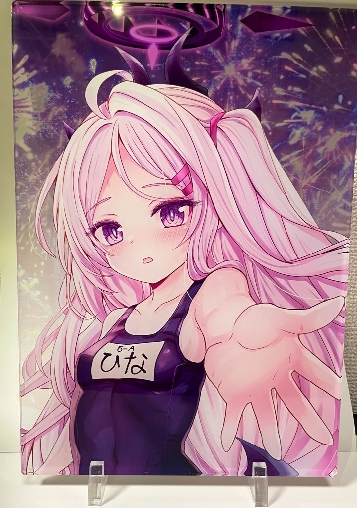 ヒナ委員長と花火デートA4アクリルボード