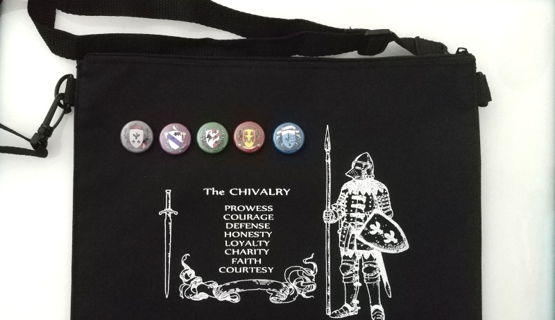 紋章缶バッジセット「騎士譚」