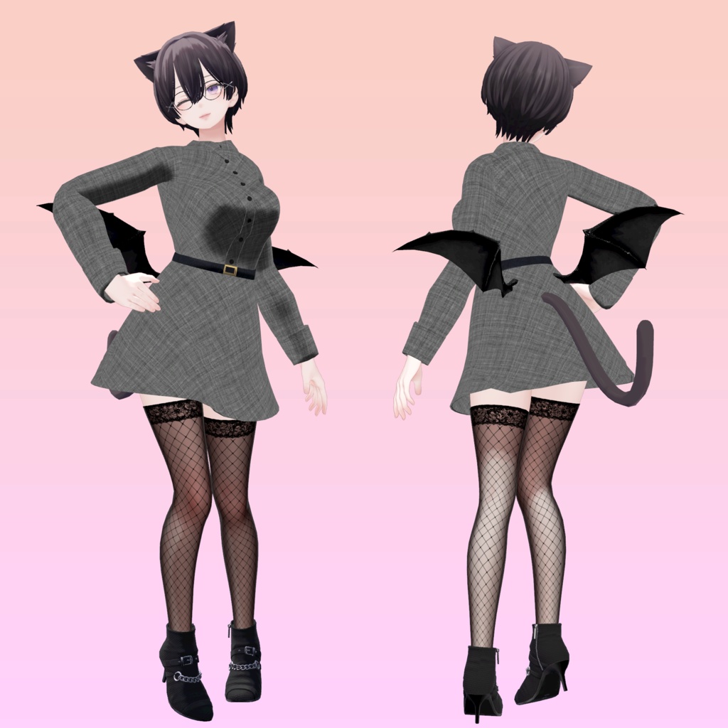 【森羅専用】チェックワンピース