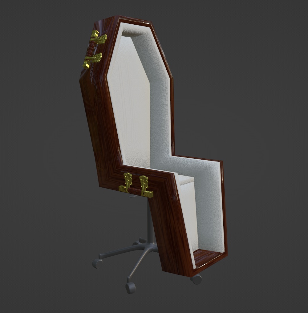 Desk coffin chairs