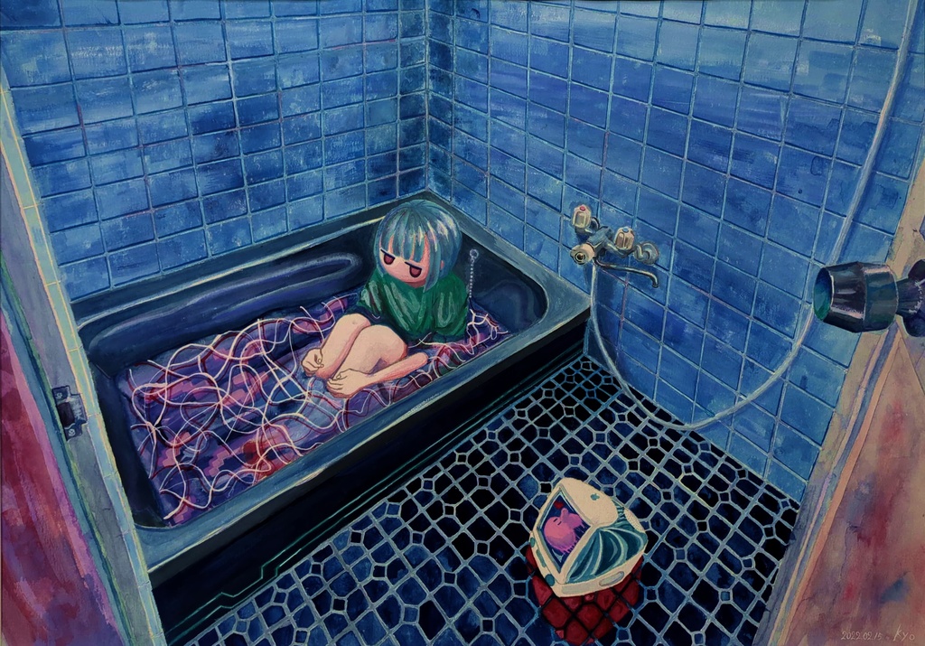 The net is narrow and disconnected ポストカード