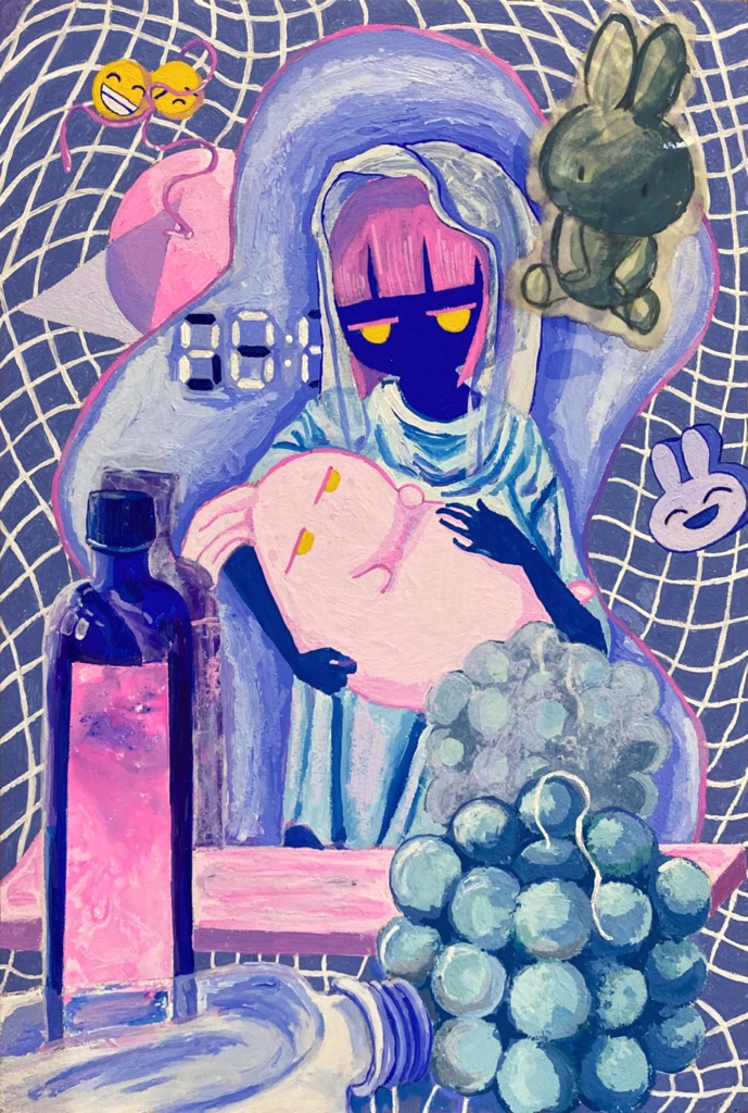 VirtualMaria_vaporwave1 ポストカード