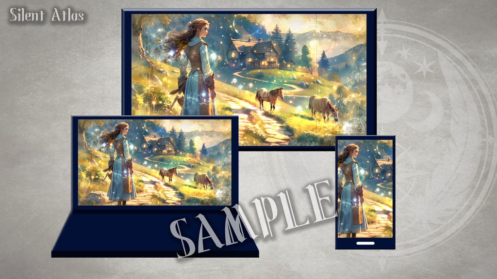 SilentAtlas「始まりの送り歌」Ver.1-壁紙DL