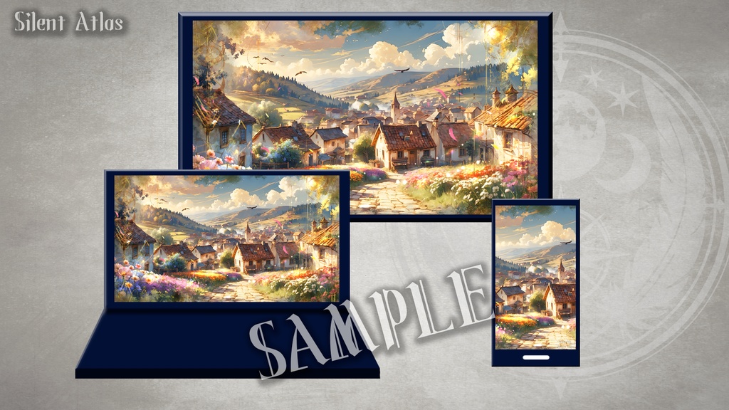 Silent Atlas「ファリアの花庭」Ver.1-壁紙DL