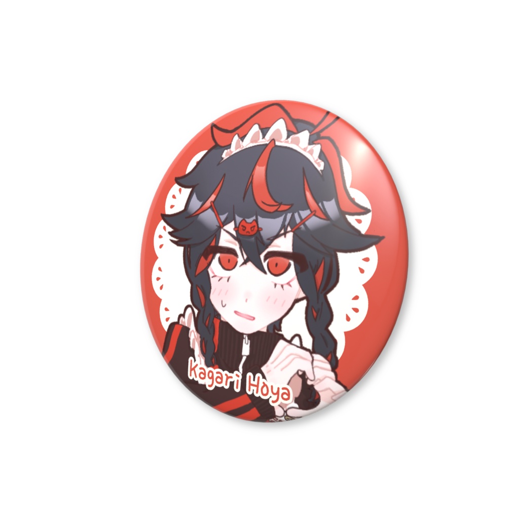 ジャージメイド缶バッジ ver.保谷かがり