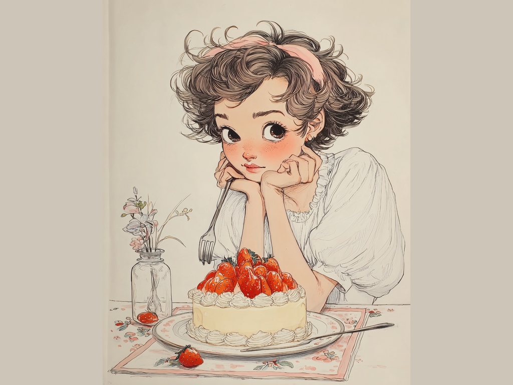 おやつタイム女子A4&A3素材集6種セット