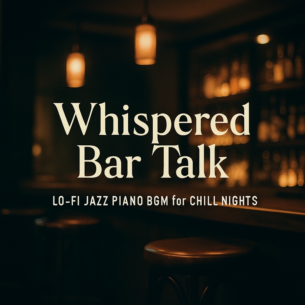 Whispered Bar Talk – Lo-Fi Jazz Piano BGM for Chill Nights