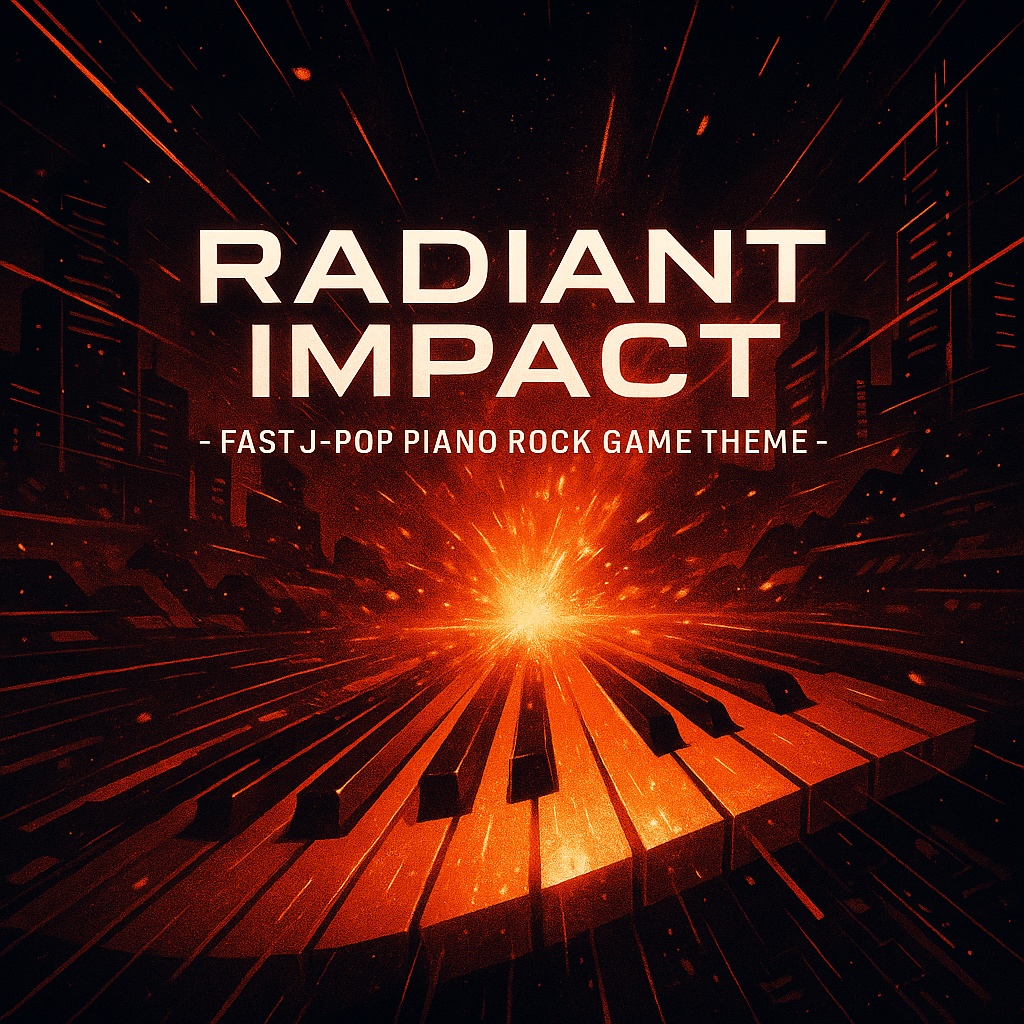 Radiant Impact – Fast J-Pop Piano Rock Game Theme