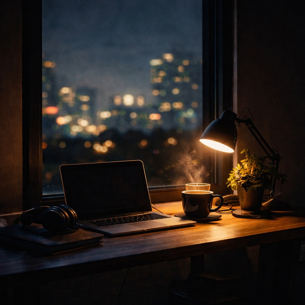 夜作業のための静かなBGM（Free Sample）