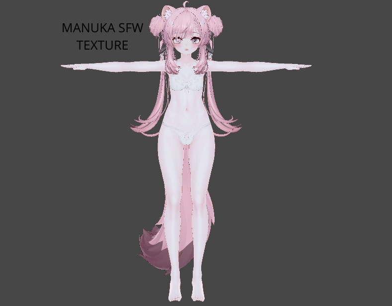 Manuka sfw body, face and eye texture