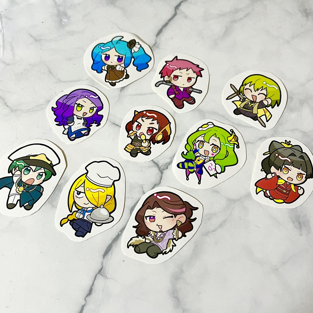 タワハノ HANOI ミニキャラ シール10枚セット