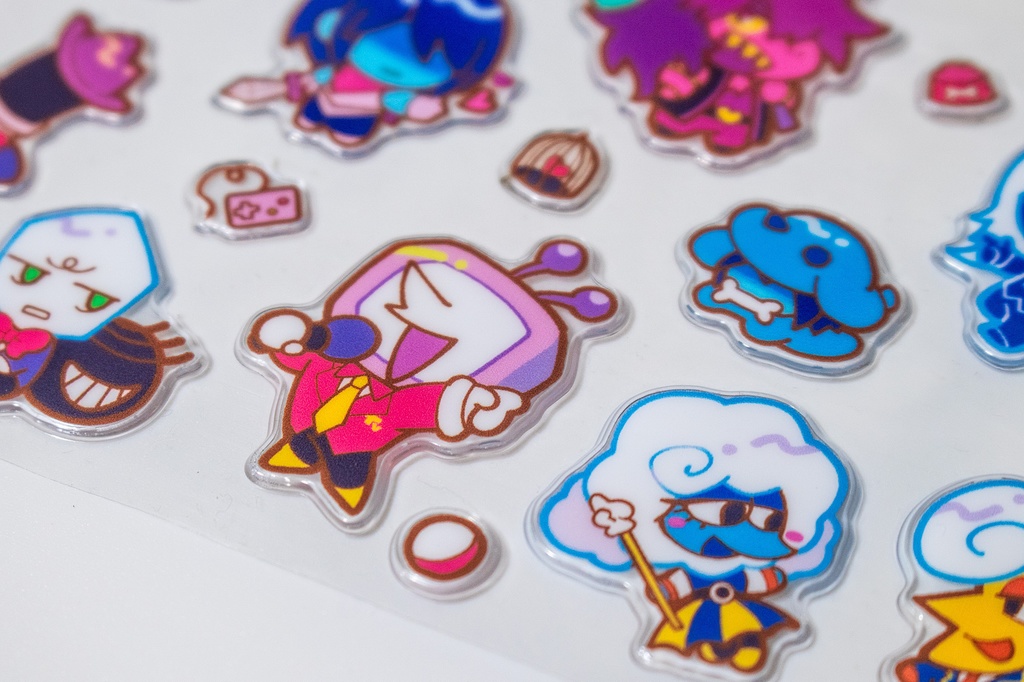 Deltarune チャプター3ぷっくりシール