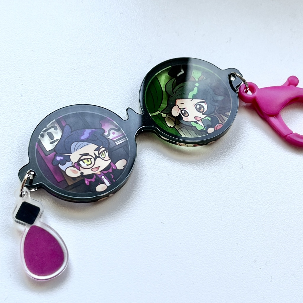 眼鏡アクキー カラキョウ