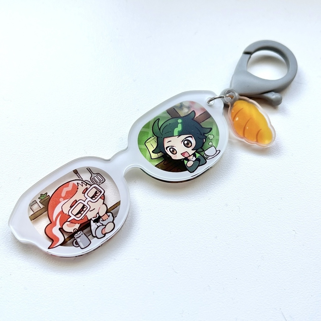 眼鏡アクキー グリキョウ