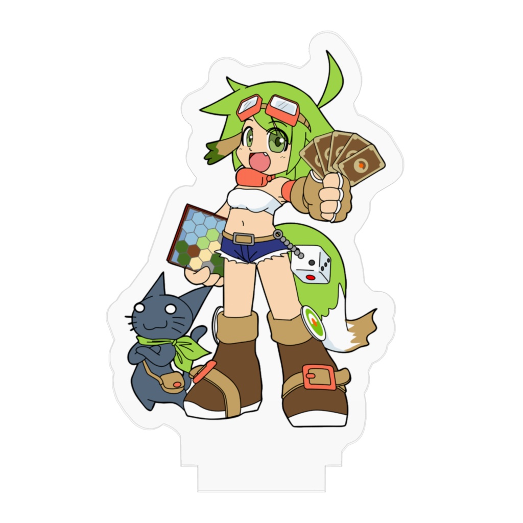 トリンとニコロのアクリルフィギュア1