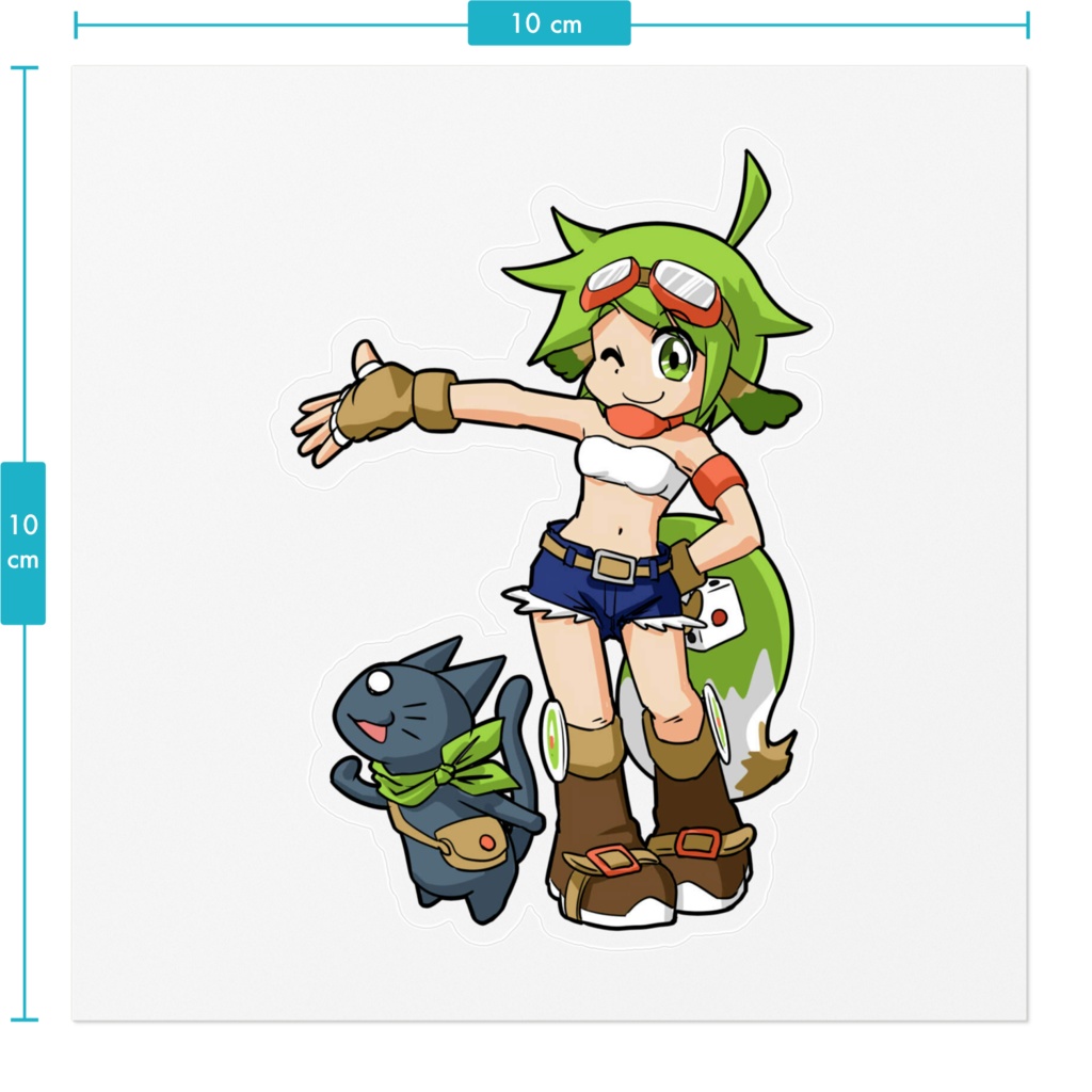 トリンとニコロのステッカー