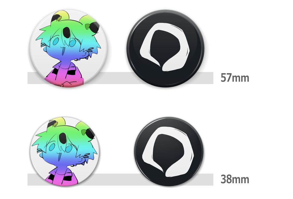 【一周年記念】井戸丸缶バッジ 2種