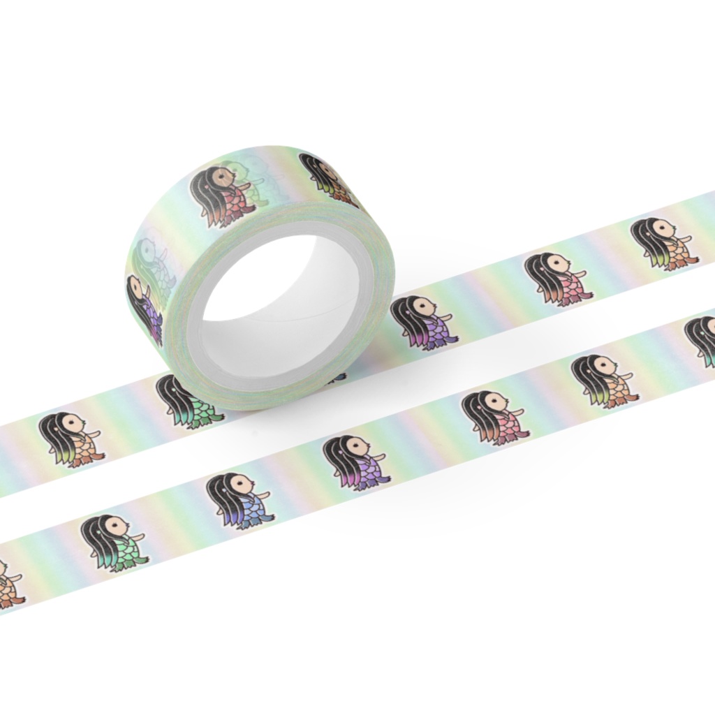 アマビエちゃん~背景レインボーver.~