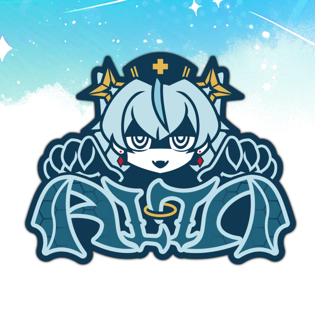 2周年記念ロゴステッカー