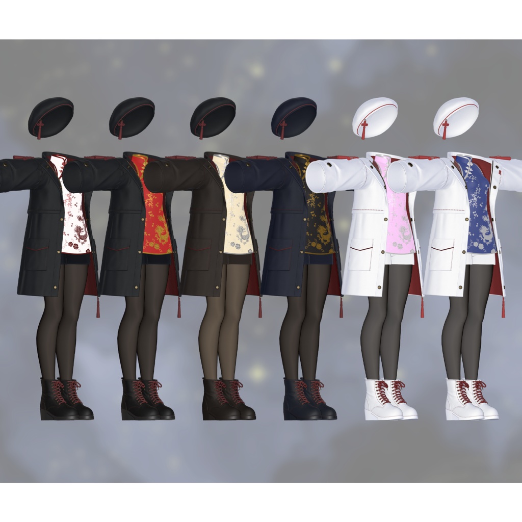 【複数アバター対応】ストレイチャイナ・宵（よい） - Stray China [Yoi] 缩略图 8