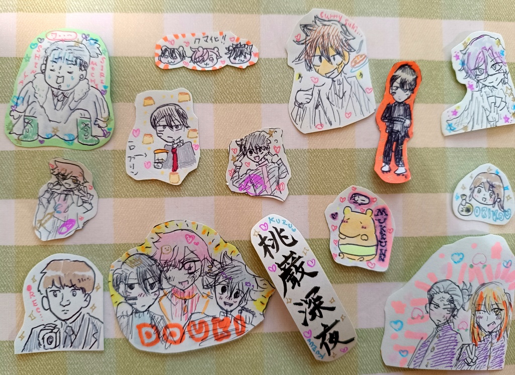 偏りのある☆フレークシールセット