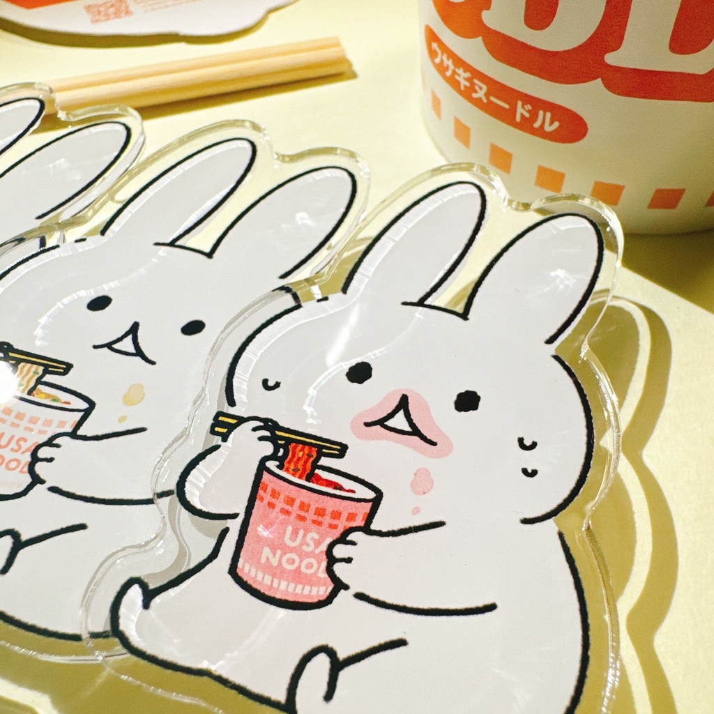 ラーメン大好き!アクリルクリップ