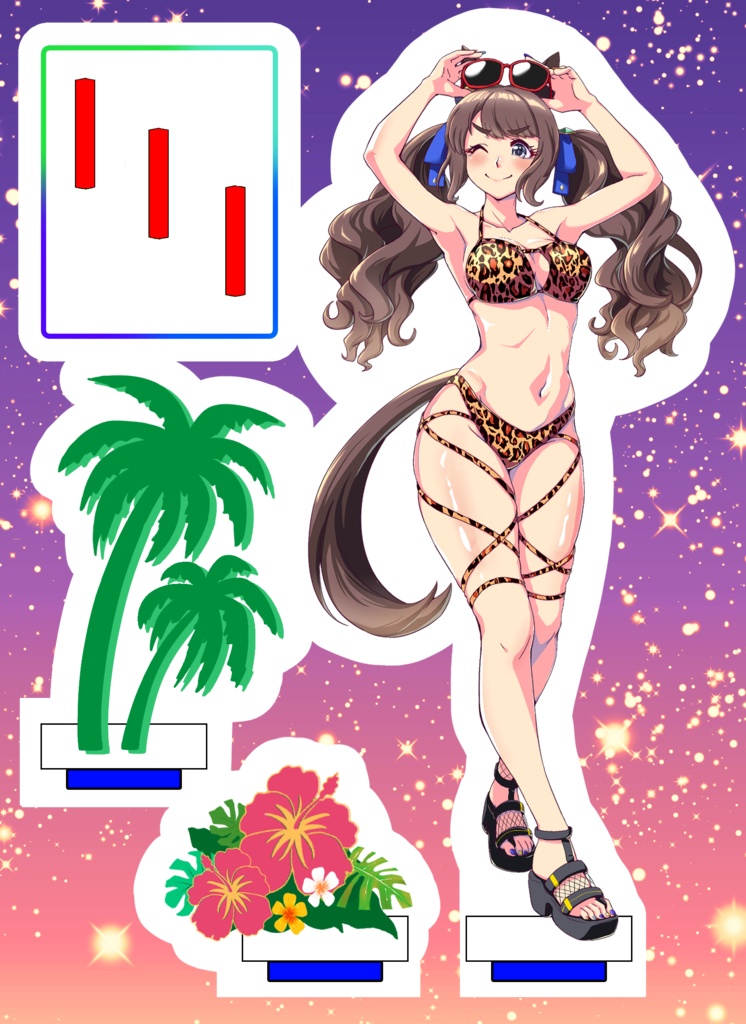 トーセンジョーダンフレーム付きアクリルスタンド