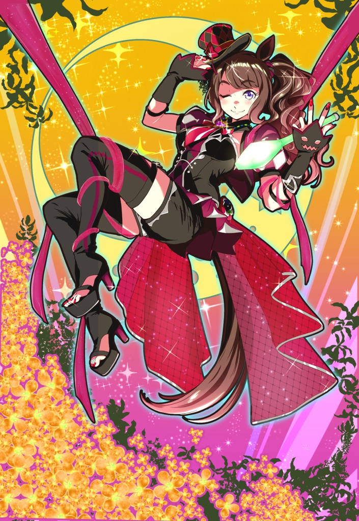 【C107】秋衣装ジョーダン アクリルプレート