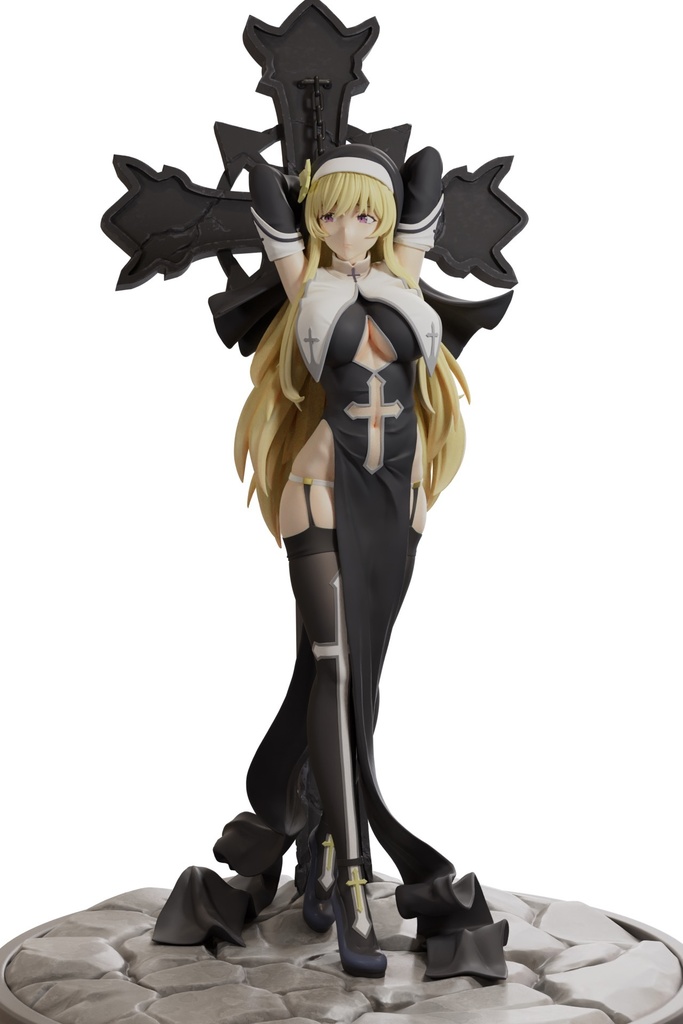 オリジナルキャラクター　シスター“エディス”　ガレージキット