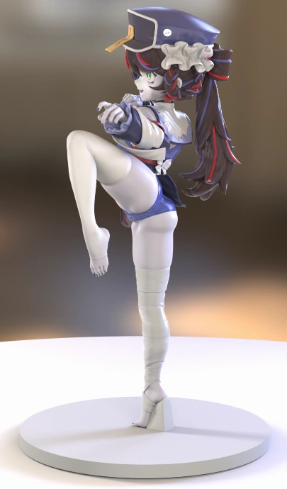 オリジナルキャラクター シスター レンレン レジンキット