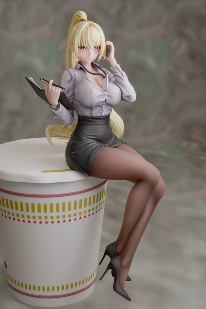 🔰初心者向け　「OL　エディス」1/7スケール　レジンキット
