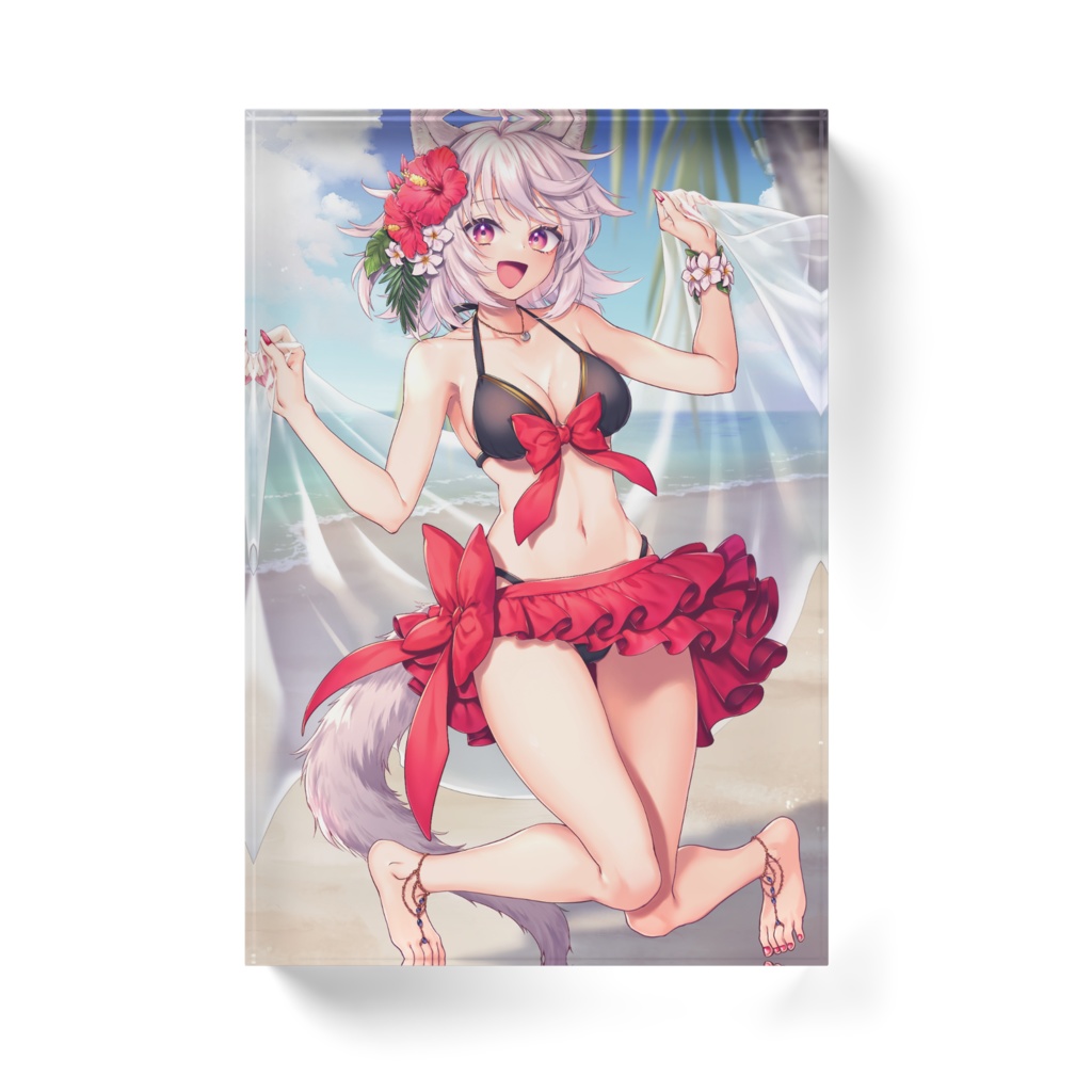 【1個から受注生産】アクリルブロック2025水着イラスト