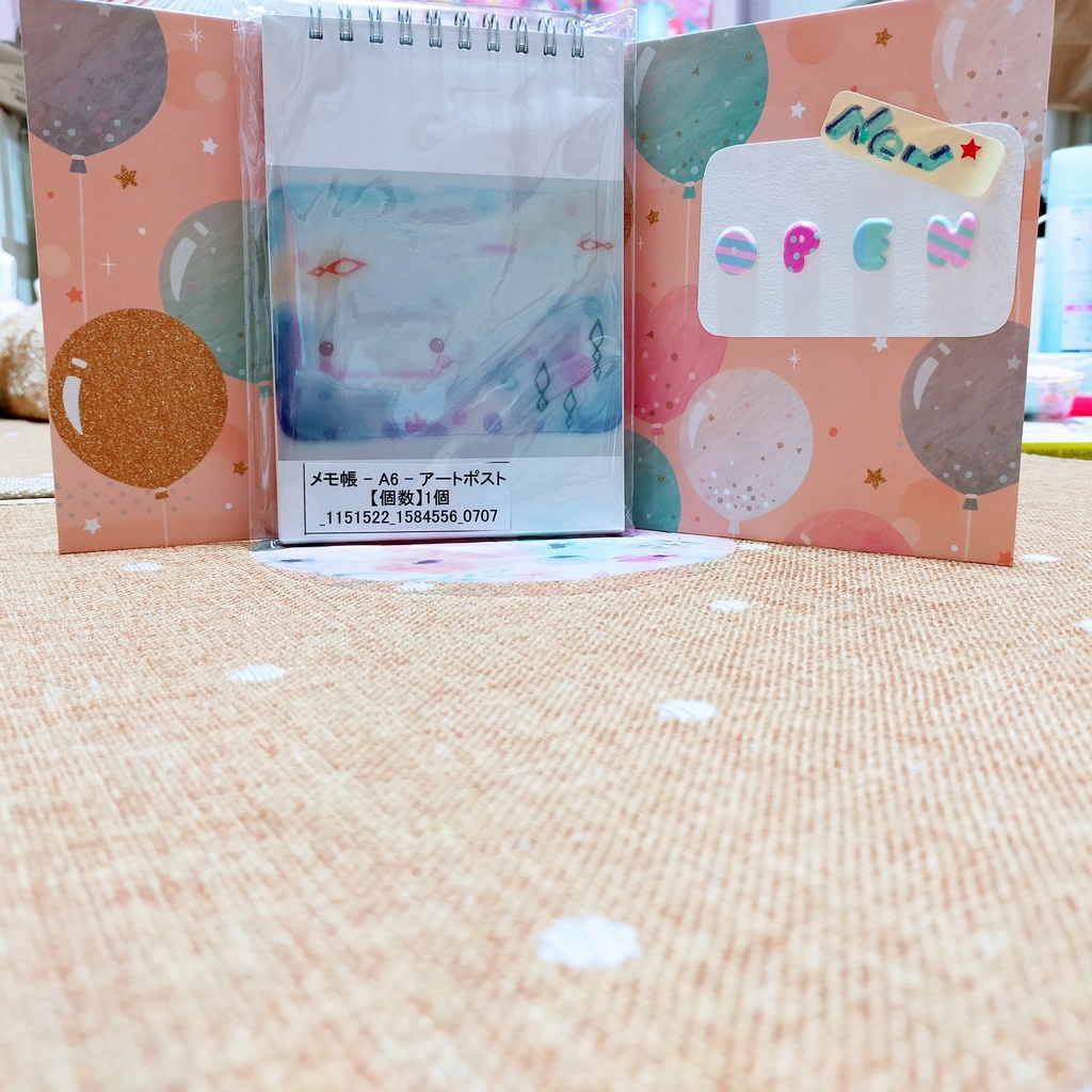 メモ帳。 ✤picyamo*(ぴちゃモ。)(。•ө•。)が描いたイラストプリント作品商品✤ ☆2点〜でもご購入可能☆ オススメ商品