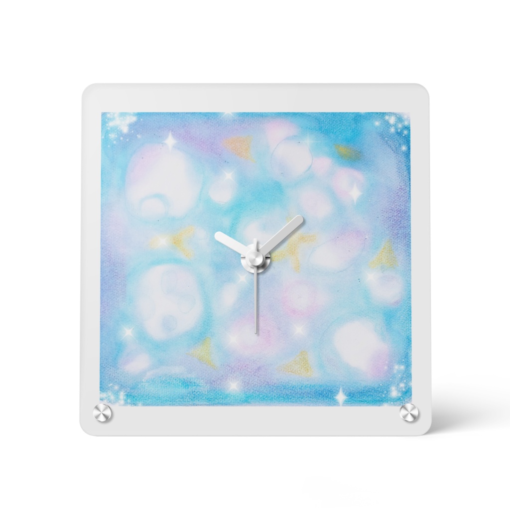 ふわふわクラゲの置時計 置時計 時計