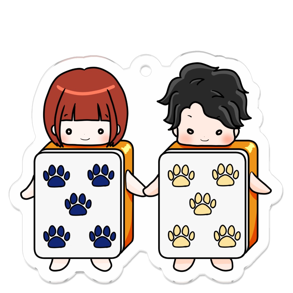 ぱうこう アクリルキーホルダー(コーティングあり)