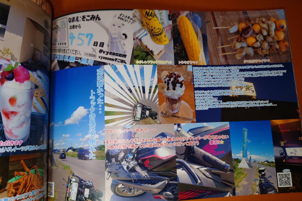 【同人誌版】VRChatやりながらバイクで日本一周!!2