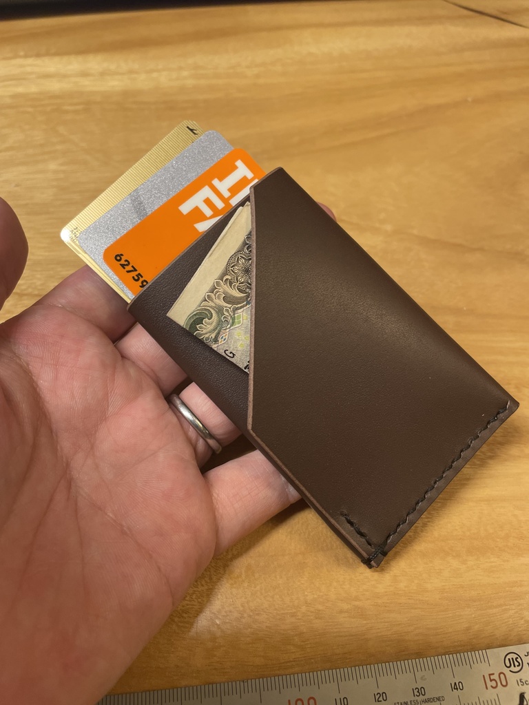 【本革】 カードケース(2ポケット)